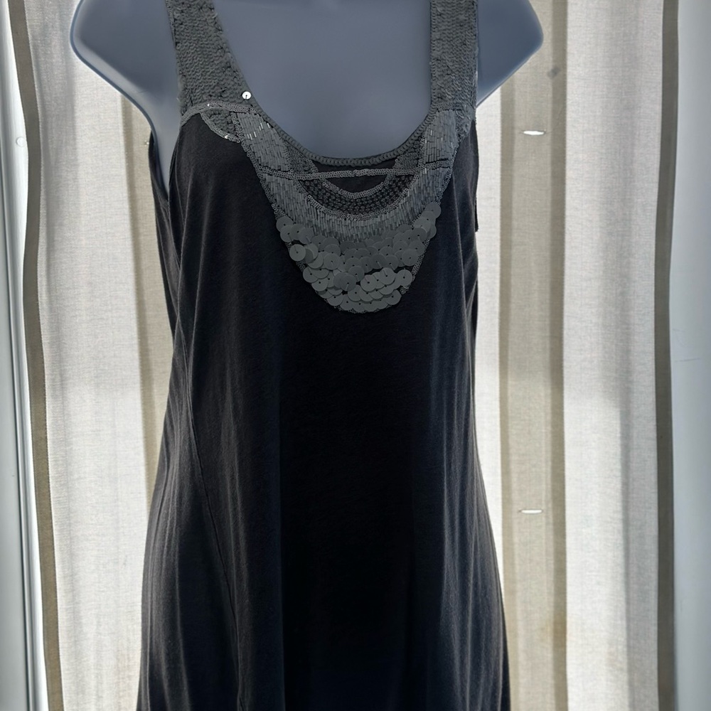 Witchery Gray Sequin Tank Top